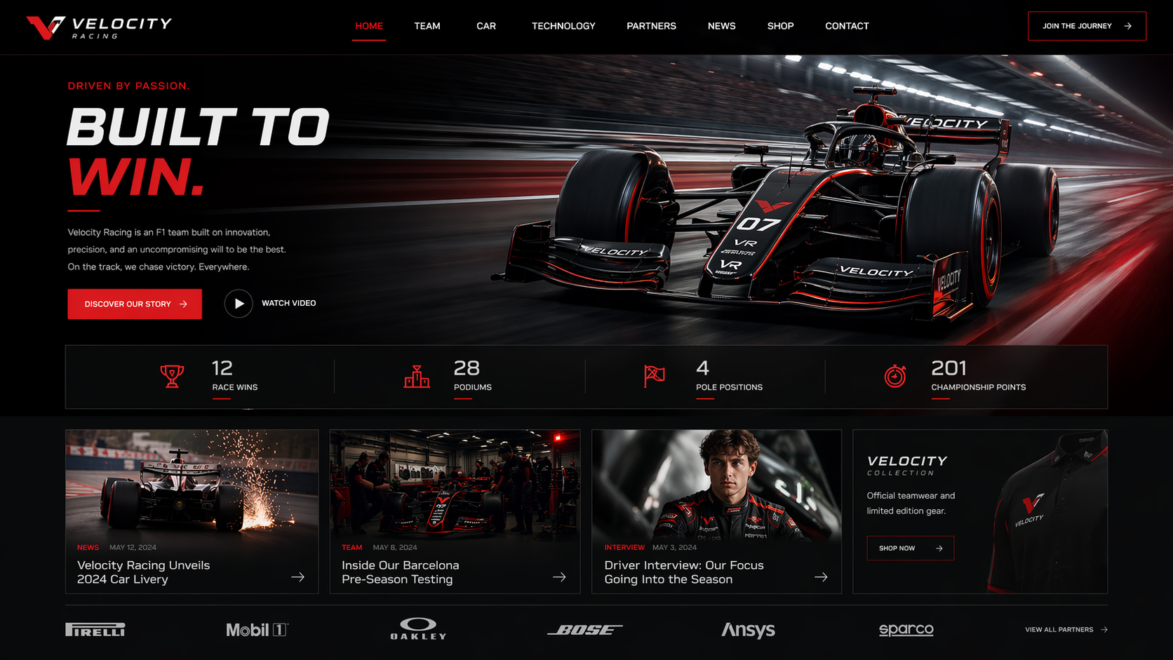 Front end website