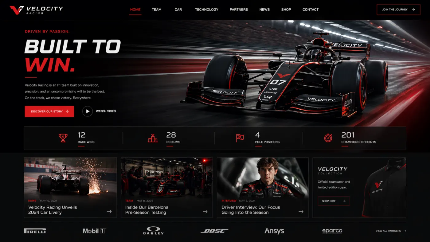 Front end website
